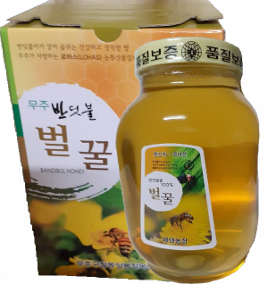 에덴무주(벌꿀농장),아카시아 꿀 1.2kg (탄소동의원소비 : 23.5이하)