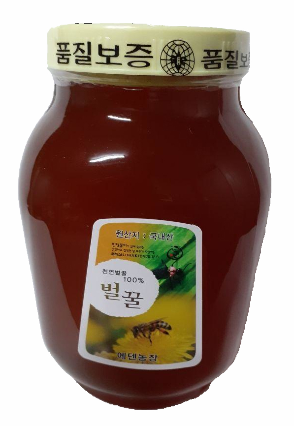 에덴농장(벌꿀농장),야생화 꿀 2.4kg (탄소동의원소비 : 23.5이하)